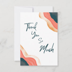 Minimalist Thank You Blank Flat Card