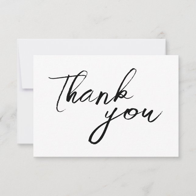 Minimalist Thank you Card (Front)