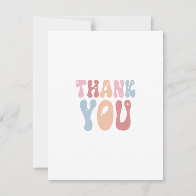 Minimalist Thank You Card  (Front)