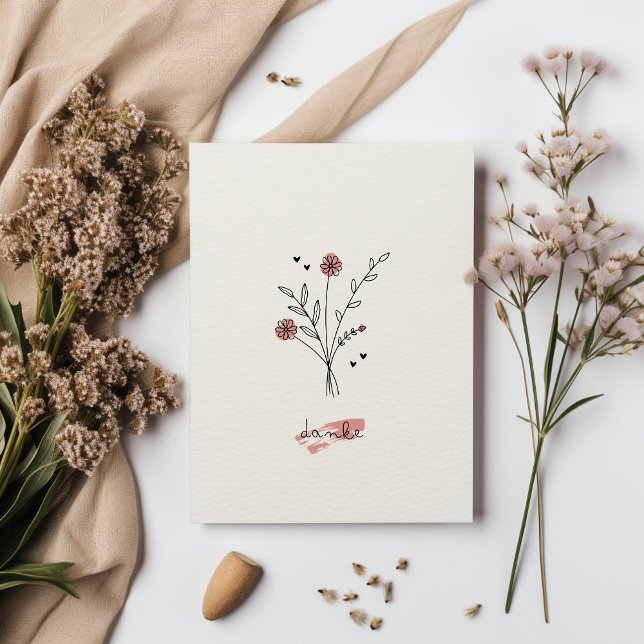 Minimalist thank-you card (Titelbild)