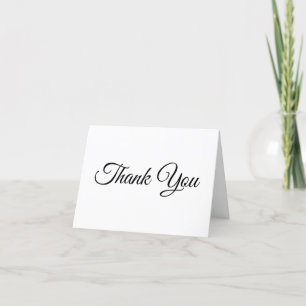 Minimalist Thank You Cards