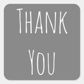 Minimalist Thank You Sticker