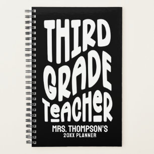 Minimalist Third Grade Teacher   Planner