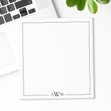 Minimalist Three Letter Monogram