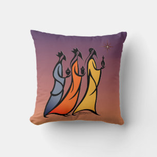Minimalist Three Wise Men Cushion