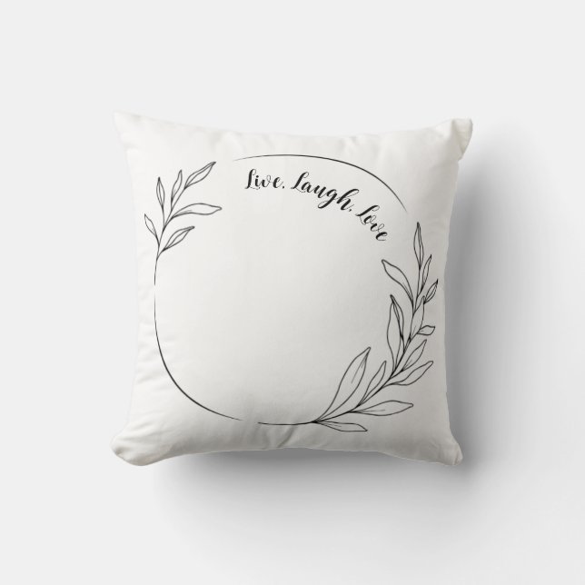 Minimalist Throw Pillow (Front)