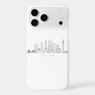 Minimalist Tokyo Skyline Illustration
