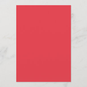 Minimalist Tomato Red Flat Menu – Customisable
