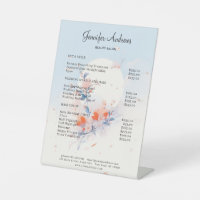 Minimalist, Traditional Chinese Salon Price List