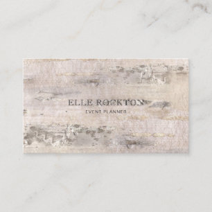 Minimalist Tree Birch Bark Business Card