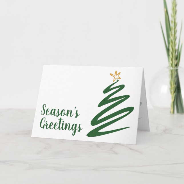 Minimalist Tree Card (Front)