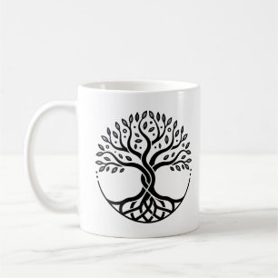Minimalist Tree of Life Coffee Mug