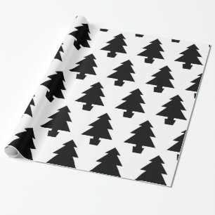 Minimalist Trees Wrapping Paper