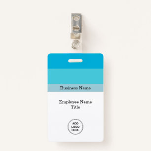 Minimalist Trendy Business Employee Name ID Badge