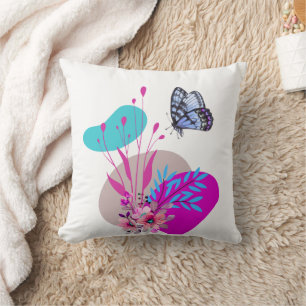 Minimalist Trendy Butterfly Design ADV-creators  Cushion