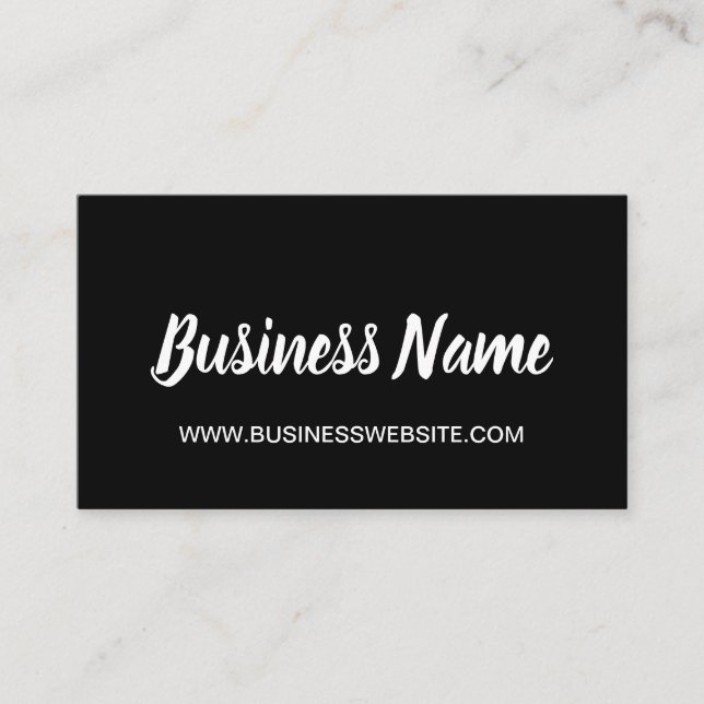 Minimalist trendy professional business card (Front)