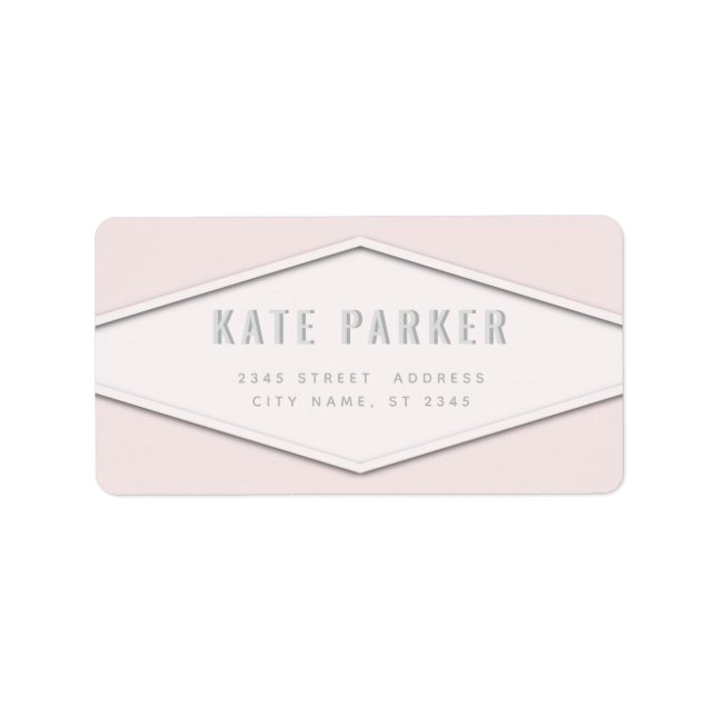 Minimalist trendy simple plain label (Front)