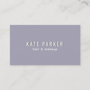 Minimalist trendy simple plain label business card