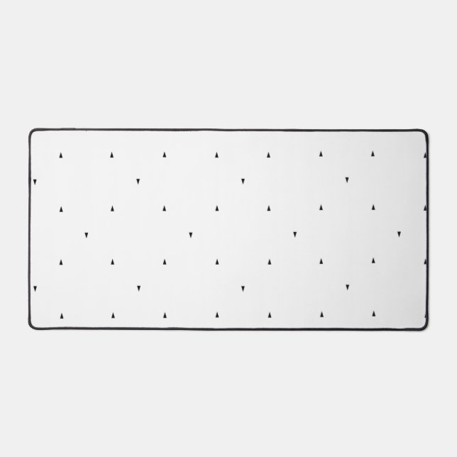 Minimalist Triangle Pattern File Folder Set Desk Mat (Front)