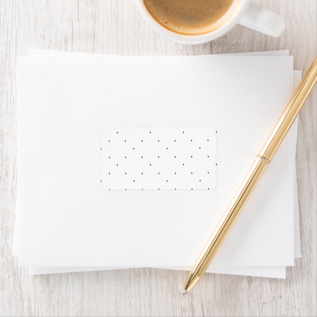 Minimalist Triangle Pattern File Folder Set Label (Insitu)