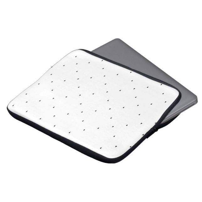 Minimalist Triangle Pattern File Folder Set Laptop Sleeve (Front Top)