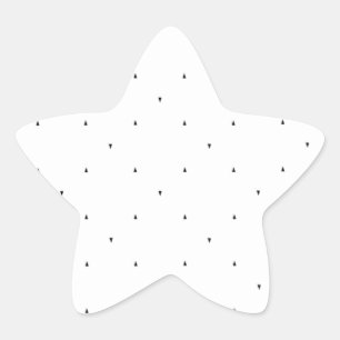 Minimalist Triangle Pattern File Folder Set Star Sticker