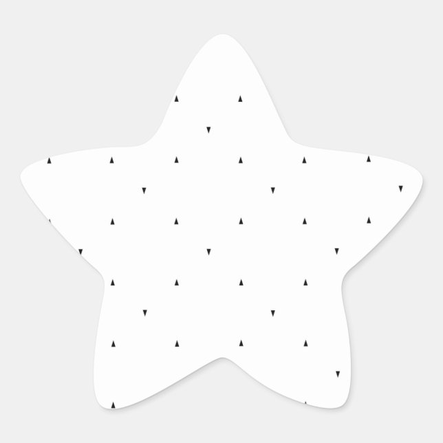 Minimalist Triangle Pattern File Folder Set Star Sticker (Front)