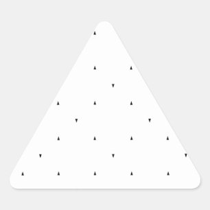 Minimalist Triangle Pattern File Folder Set Sticker
