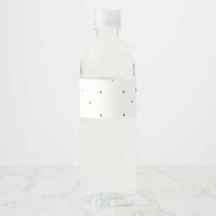 Minimalist Triangle Pattern File Folder Set Water Bottle Label