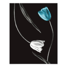 Minimalist Tulip Flower