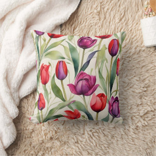 Minimalist Tulips Cushion