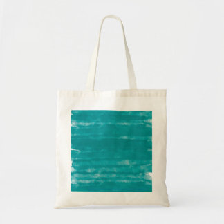 Minimalist Turquoise Watercolor Texture Tote Bag