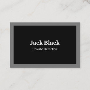 Minimalist Two-Tone Business Card