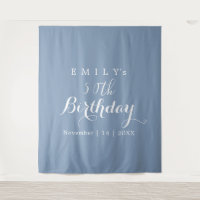 Minimalist Typography Birthday Party Design 