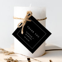 Minimalist Typography | Dark Black Thank You