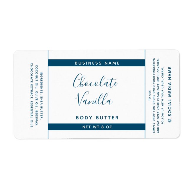 Minimalist typography white product wrap around la (Front)