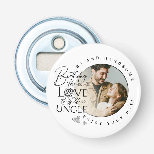 Minimalist Uncle Birthday Gifts Bottle Opener