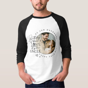Minimalist Uncle Birthday Gifts T-Shirt
