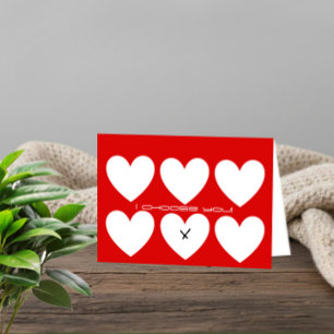 Minimalist Valentine’s Day card
