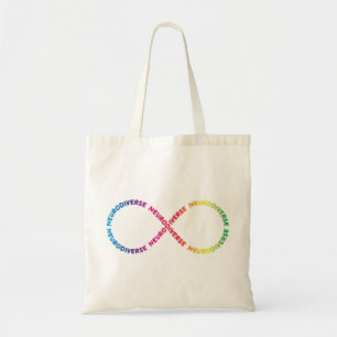 Minimalist version, a stylish atypical neurodivers tote bag
