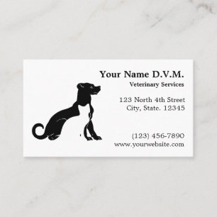 Minimalist Veterinarian Appointment Card