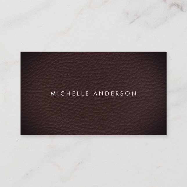 Minimalist Vignette Texture Print Business Card (Front)