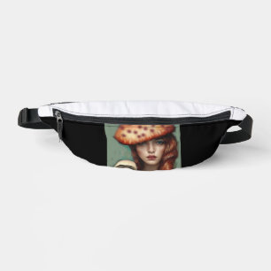 minimalist vintage designer mushroom trippy bum bags