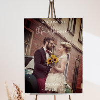 Minimalist Vintage Photo Filter Wedding Welcome