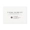Minimalist Watercolor Brush Stroke Business Card