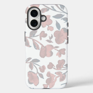 Minimalist watercolor Floral iPhone 16 Case
