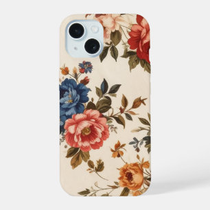 Minimalist watercolor Floral  iPhone 15 Case