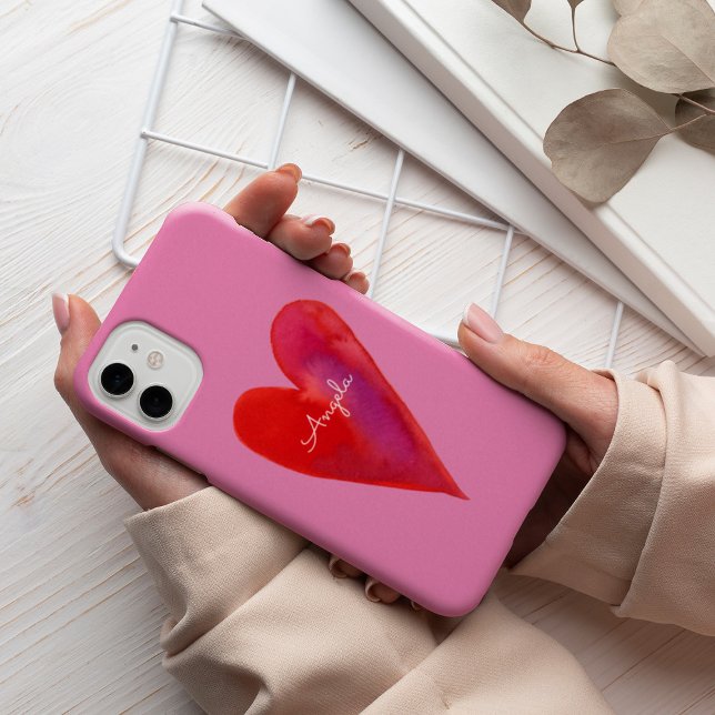 Minimalist watercolor heart Case (Creator Uploaded)