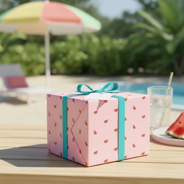 Minimalist Watermelon Pattern Gift Wrap Paper  (Creator Uploaded)