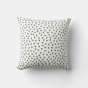 Minimalist Watermelon Seeds and Stripes Summer Wra Cushion